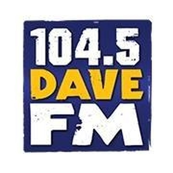 104.5 Dave FM - K283BP Logo
