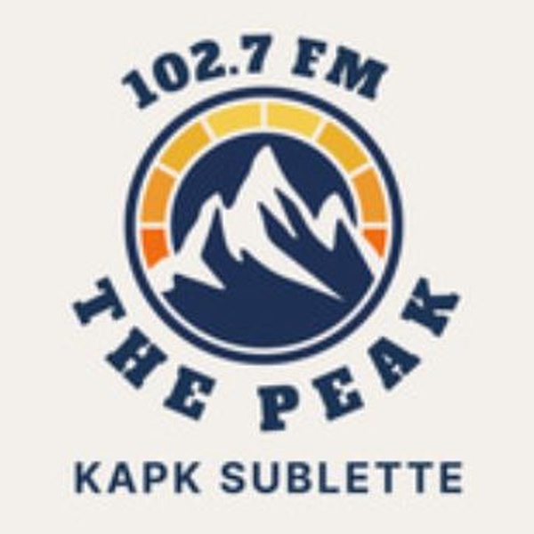 102.7 The Peak FM - KAPK Logo