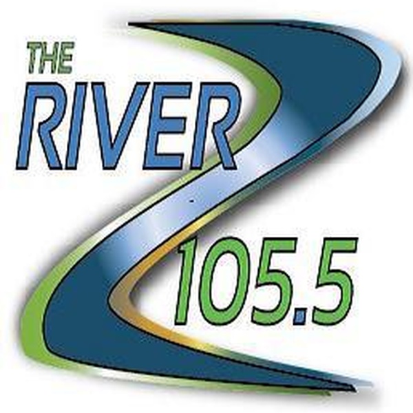 105.5 FM The River - KRVR Logo