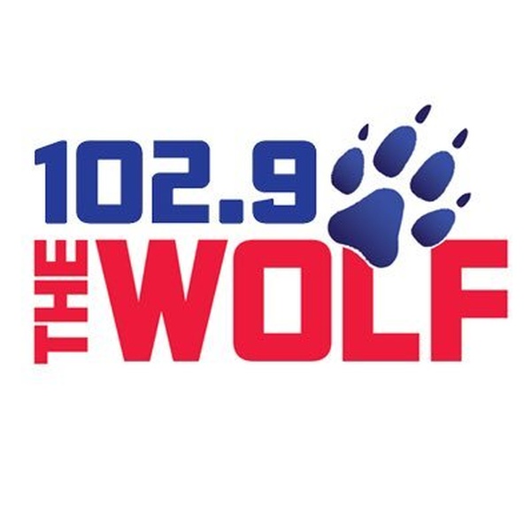 102.9 The Wolf - KMNB Logo