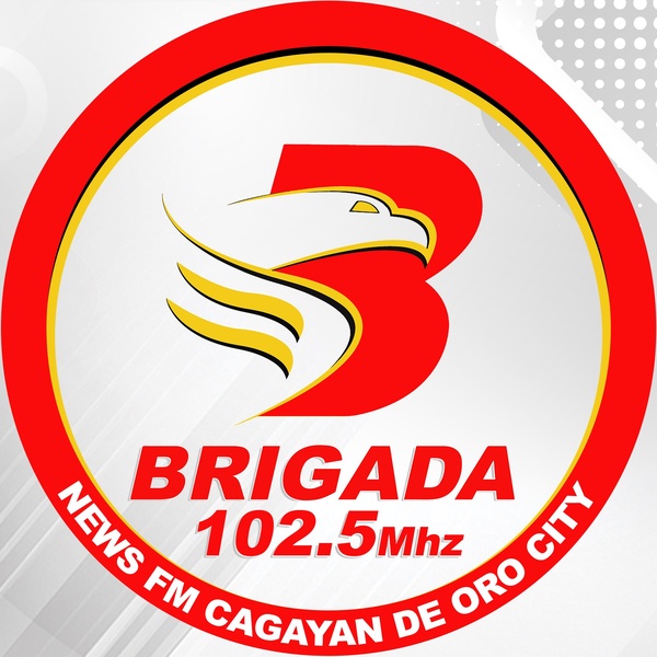 102.5 Brigada News FM - DXMM-FM Logo