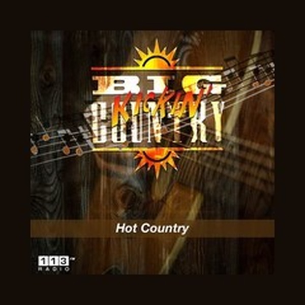 113FM Radio - Big Kickin' Country Logo
