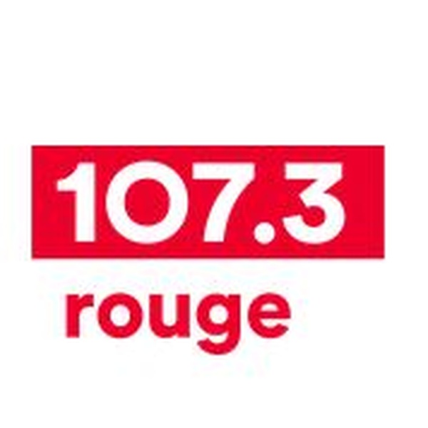 107.3 Rouge - CFAF-FM Logo