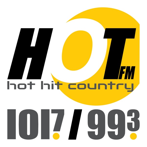 101.7 Hot FM - KBYB Logo