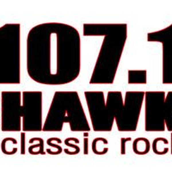 107.1 The Hawk - KDBX Logo