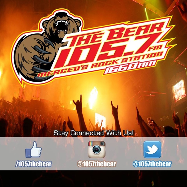 105.7 The Bear - KBRE Logo