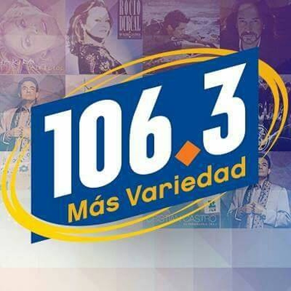 106.3 Mas Variedad - KOMR Logo