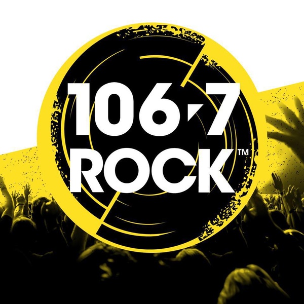 106.7 Rock - CJRX-FM Logo