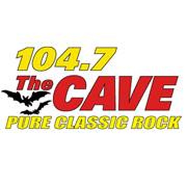 104.7 The Cave - KKLH Logo