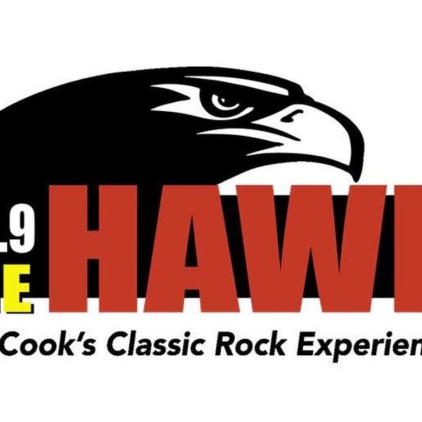 103.9 The Hawk - KQHK Logo