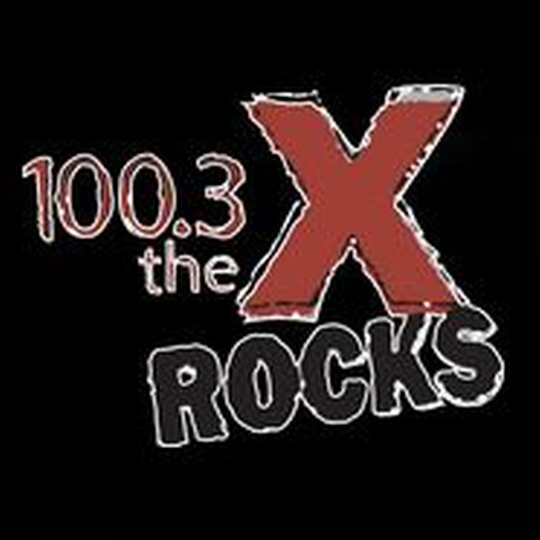 100.3 The X - KQXR Logo