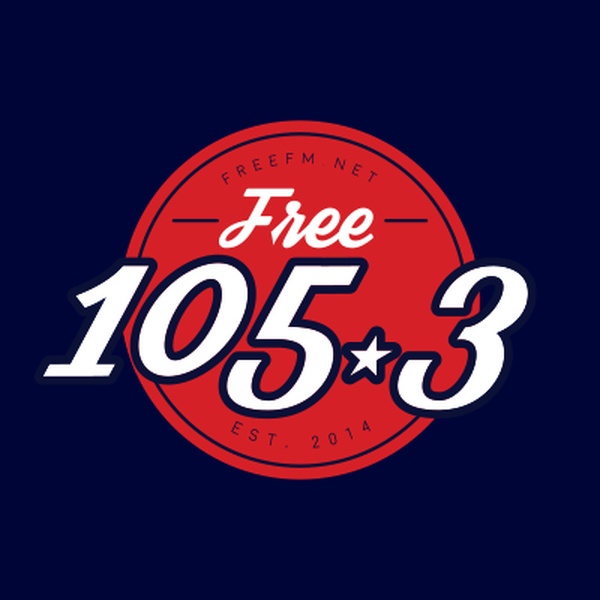 105.3 Free - KXXF Logo