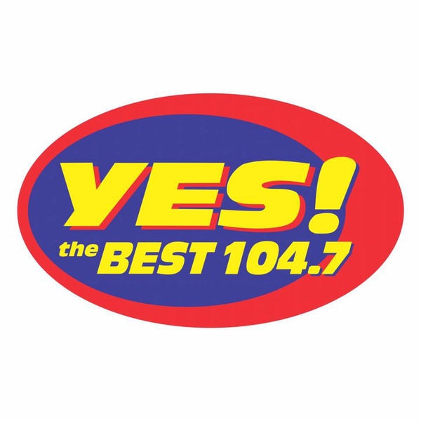 104.7 Yes The Best - DXYR Logo