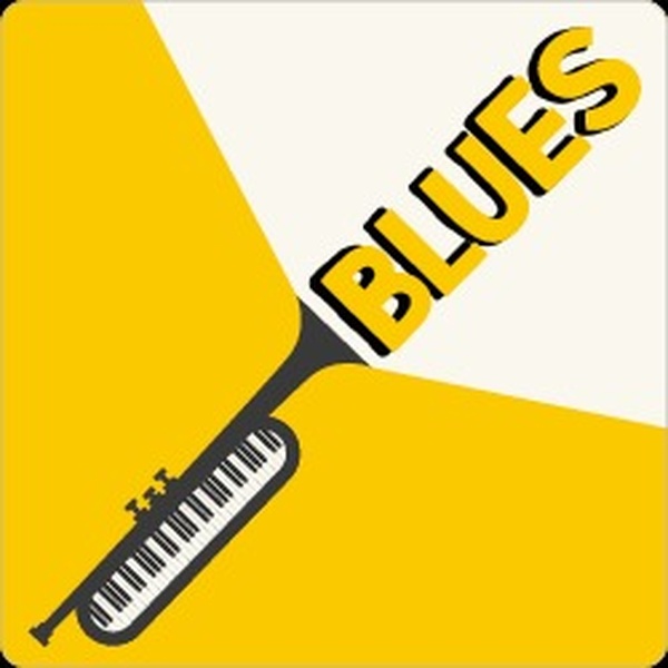 100FM רדיוס - Blues Logo