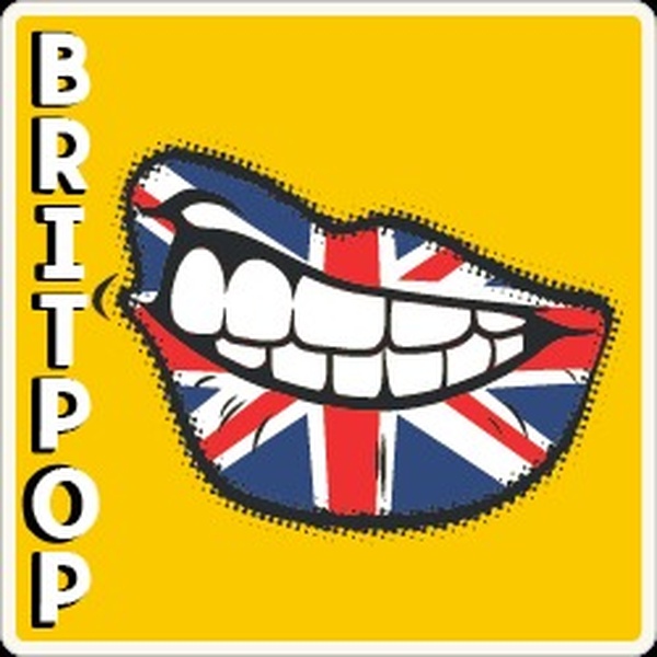 100FM רדיוס - Brit Pop Logo