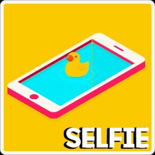 100FM רדיוס - Selfie Logo