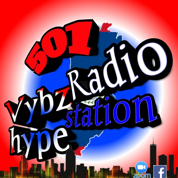 501 Vybz Hype Radio Station Logo