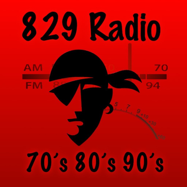 829 Radio - 70's,80's,90's Logo