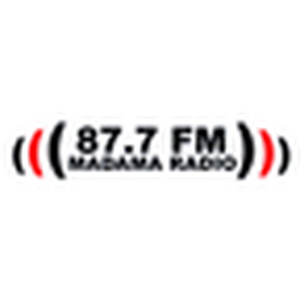 87.7 FM Madama Radio Logo
