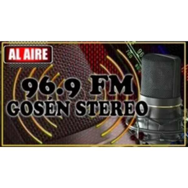 96.9 FM GOSEN STEREO Logo