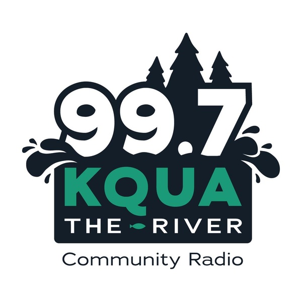 99.7 The River - KQUA-LP Logo