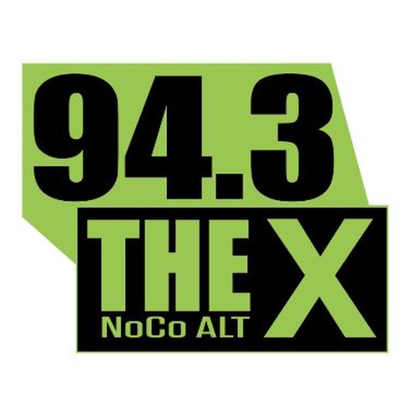 94.3 The X - KMAX-FM Logo