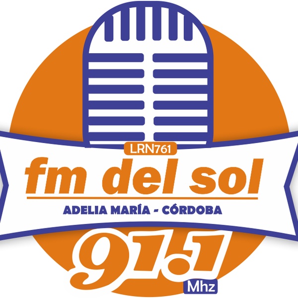 91.1 FM Del Sol Logo
