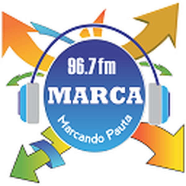 96.7fm Marca Logo