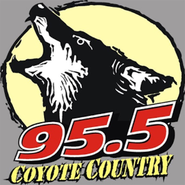 95.5 FM The Coyote - KWEY Logo