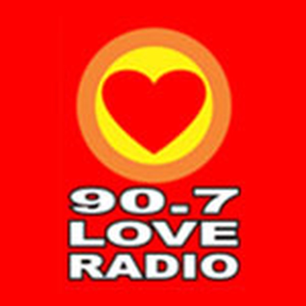90.7 Love Radio - DZMB Logo