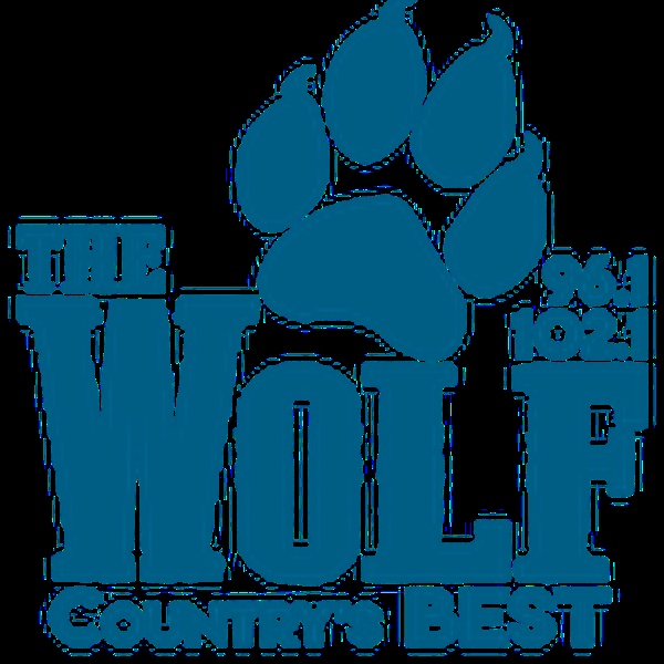 96.1 & 102.1 The Wolf - KID-FM Logo