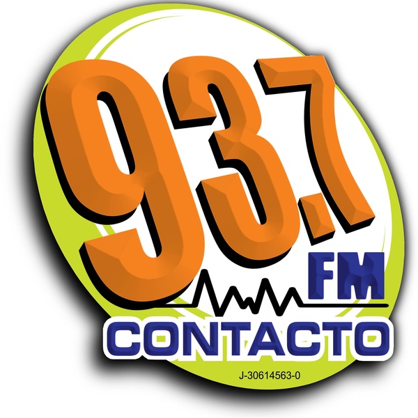93.7 FM Contacto Logo