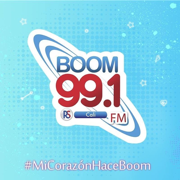 Boom 99.1 FM Cali Logo