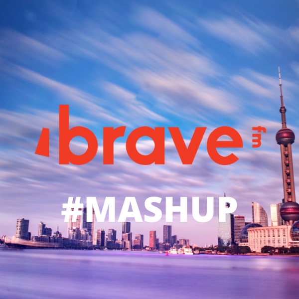 BraveFM - Mashup Logo