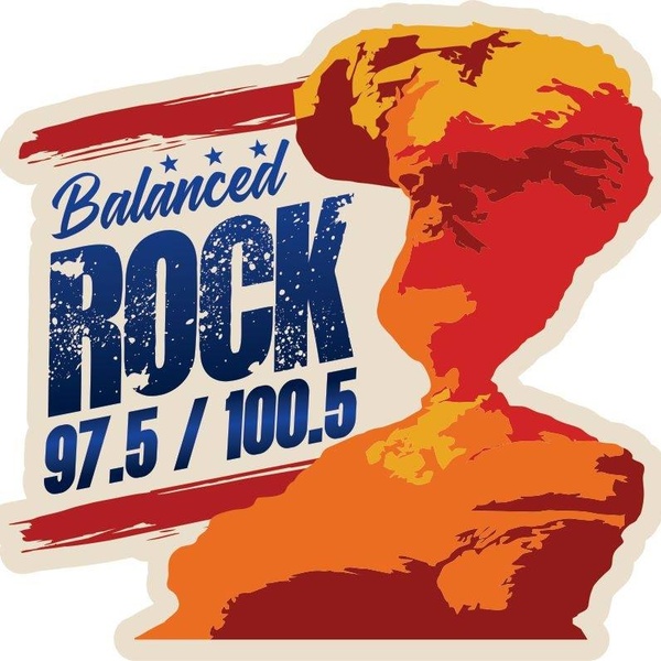 Balanced Rock 97.5/100.5 - KKRK Logo