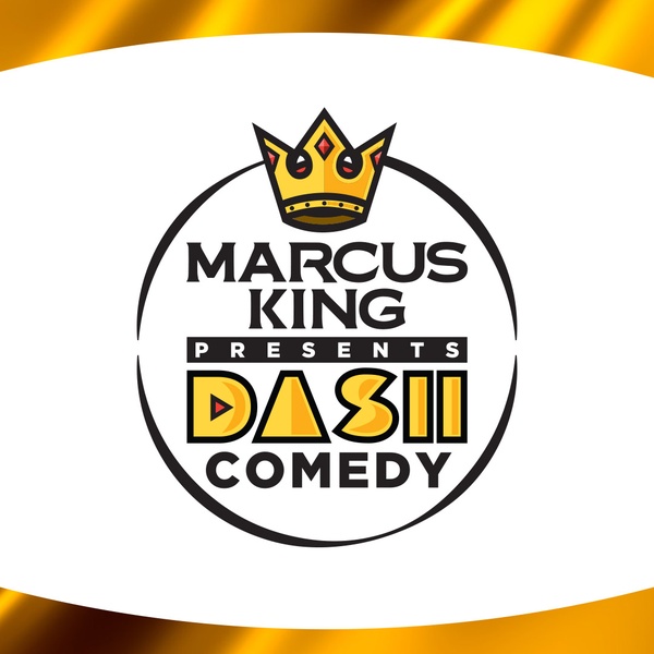 Dash Radio - Marcus King Presents: Dash Comedy Logo