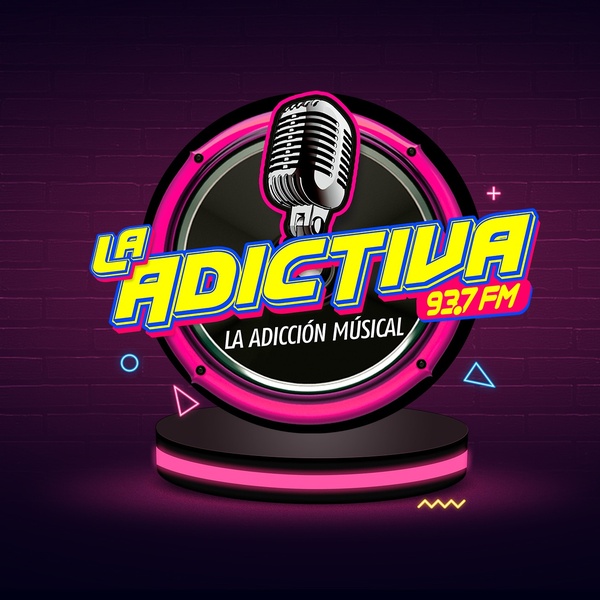 La Adictiva 93.7 FM El Salvador Logo