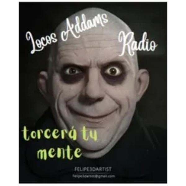 Locos Addams Radio Logo