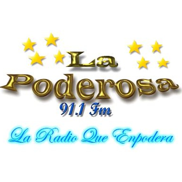 La Poderosa 91.1 fm Logo