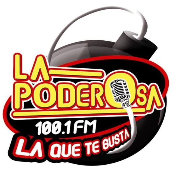 La Poderosa 100.1 - XHOQ Logo