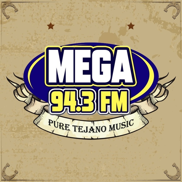 Mega 94.3FM - KHER Logo