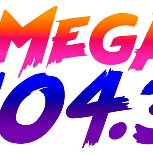 Mega 104.3 - KAJM Logo