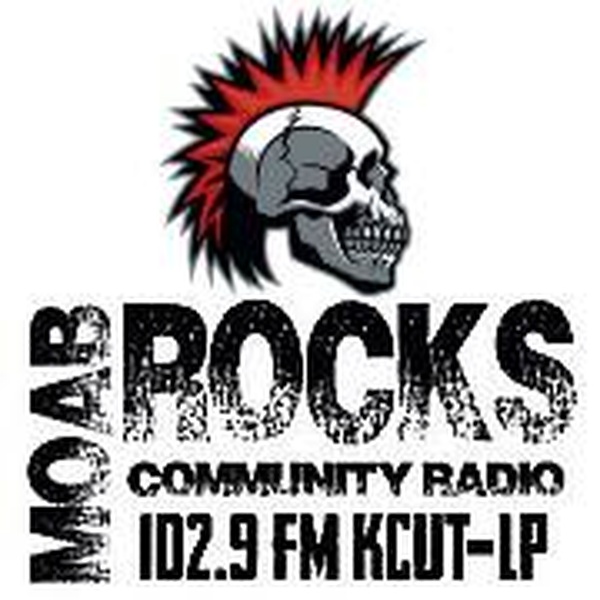 Moab Rocks Community Radio - KCUT-LP Logo