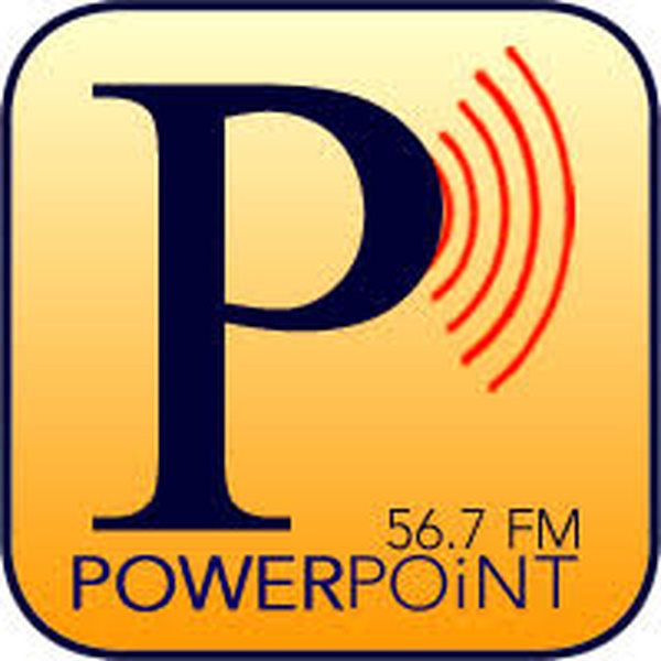 POWERPOiNT Radio 56.7 FM Logo