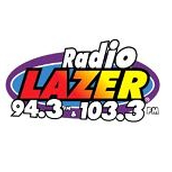 Radio Lazer 103.3 FM 94.3 FM - KRBN Logo