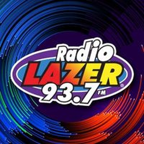 Radio Lazer 93.7 FM - KXZM Logo