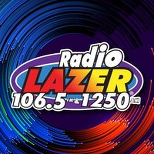 Radio Lazer 106.5 FM 1250 AM - KZER Logo