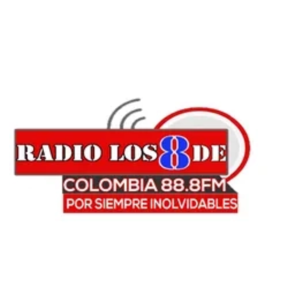 RADIO LOS 8 DE COLOMBIA Logo