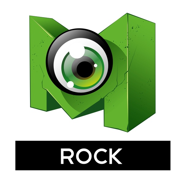 RadioMonster.FM - Rock Logo