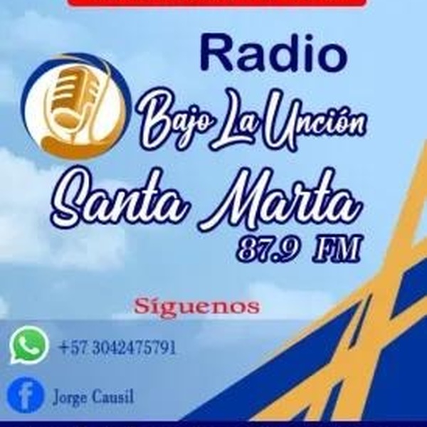 Radio Bajo La Unción Santa Marta Logo